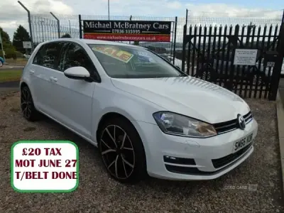 Used VW Golf VII Edition 110 HP (80 kW) 2017 White Hatchback