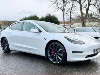 White Used 2020 Tesla Model 3 Performance Sedan | £19,995 (Fair price)