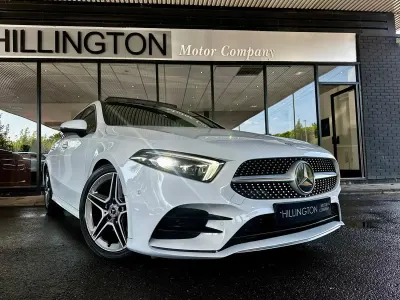 Used Mercedes A180 AMG Line Premium Plus 116 HP (85 kW) 2020 White Hatchback