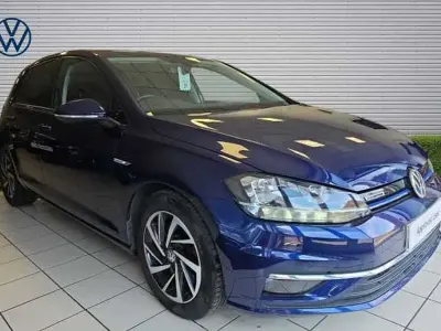 Used VW Golf VIII Match 130 HP (95 kW) 2020 Blue Hatchback
