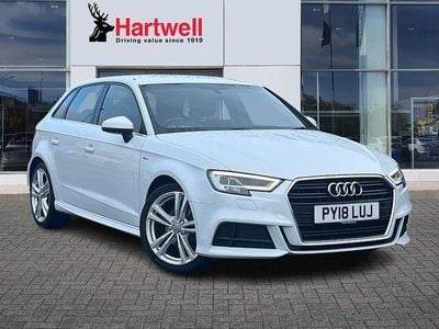 White Used 2018 Audi A3 S-Line Hatchback | £12,399 (Good price)