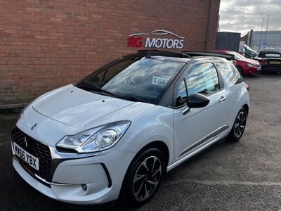 used DS Automobiles DS3 Cabriolet DS 3 1.6 BlueHDi Elegance White 2dr Cabriolet 1.6 BlueHDi Elegance White 2dr , £0 TAX, 80 MPG, 1 OWNER