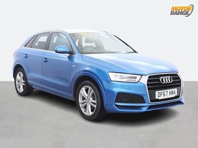 Blue Used 2017 Audi Q3 S-Line SUV | £13,895 (Fair price)