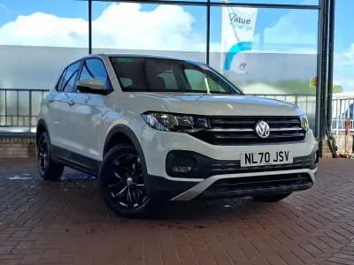 Used VW T-Cross S 95 HP (69 kW) 2020 White SUV