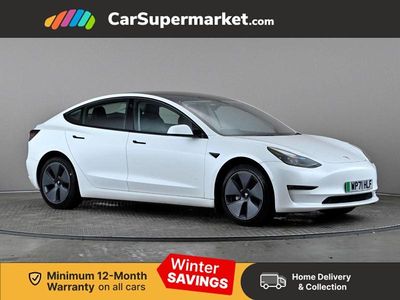 White Used 2021 Tesla Model 3 Long Range AWD Sedan | £20,187 (Fair price)