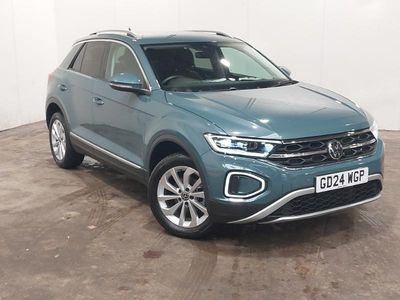 Blue Used 2024 VW T-Roc Style SUV | £23,698 (Fair price)