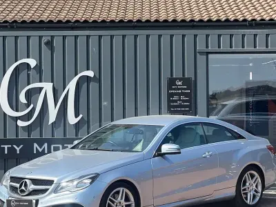 Used Mercedes E220 AMG line 2015 Silver Coupe