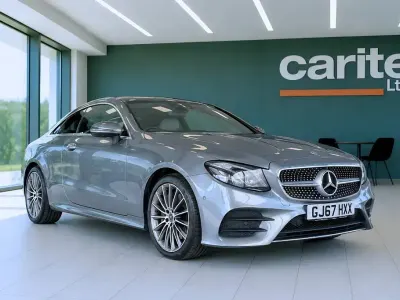 Begagnad Mercedes E400 AMG Line Premium Plus 2017 Grå Sportkupé