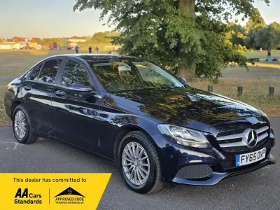 Used Mercedes C220 Executive 170 HP (125 kW) 2015 Blue Sedan