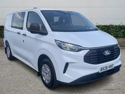 New Ford Transit Custom Trend 136 HP (100 kW) 2026 White Van