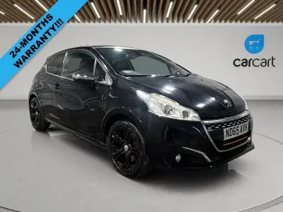 Used Peugeot 208 Prestige 205 HP (150 kW) 2015 Black Hatchback