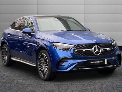 Begagnad Mercedes GLC300 AMG line 258 HK (189 kW) 2025 Blå Sportkupé