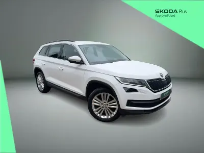 Used Skoda Kodiaq 110 HP (80 kW) 2017 Candy white SUV