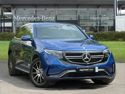 Used Mercedes EQC400 AMG line 300 kW (408 HP) 2023 Blue SUV