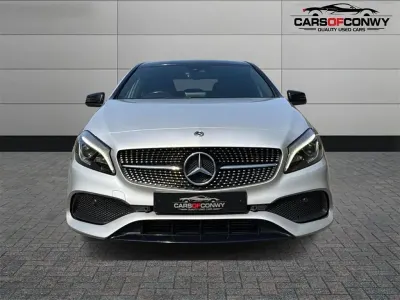 Used Mercedes A200 AMG line 136 HP (100 kW) 2018 Silver Hatchback