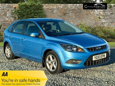 Used Ford Focus Zetec 2010 Blue Hatchback