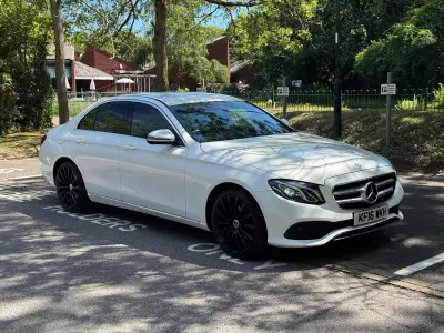 Used Mercedes E220 SE 2016 White Sedan