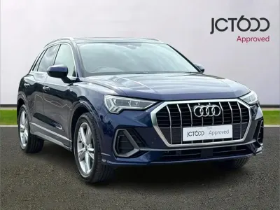 Used Audi Q3 S-Line 150 HP (110 kW) 2021 Blue SUV