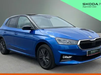 Used Skoda Fabia Design Edition 95 HP (69 kW) 2025 Blue Hatchback