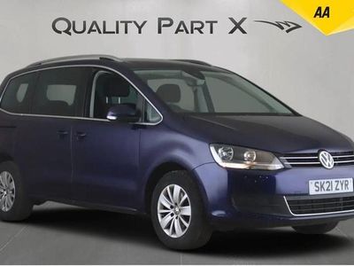 Used VW Sharan SE 150 HP (110 kW) 2021 Blue MPV