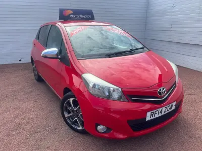 Used Toyota Yaris Trend 2014 Red Hatchback