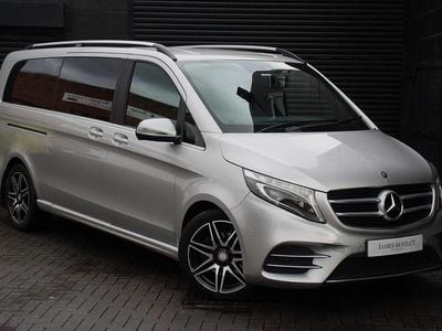 Silver Used 2017 Mercedes V220 AMG line MPV | £18,700