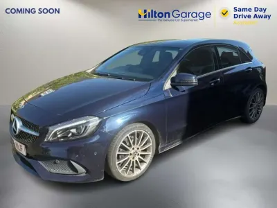 Used Mercedes A200 AMG Line Premium 2017 Blue Hatchback