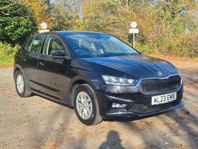 Usado Skoda Fabia Comfort 80 CV (58 kW) 2023 Negro Utilitario