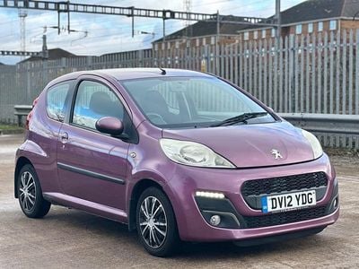 Used Peugeot 107 Active 68 HP (50 kW) 2012 Purple Hatchback