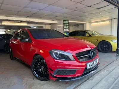 Used Mercedes A45 AMG 2015 Red Hatchback