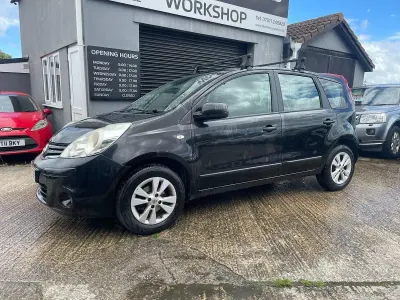 Used Nissan Note Acenta 88 HP (64 kW) 2010 Black Hatchback