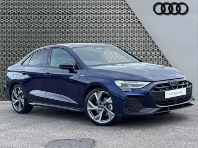 Used Audi A3 Black Edition 150 HP (110 kW) 2026 Blue Sedan