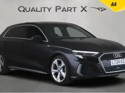 Used Audi A3 Sportback S-Line 110 HP (80 kW) 2024 Black Hatchback