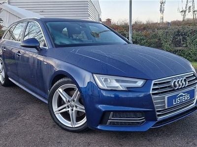 Blue Used 2018 Audi A4 S-Line Estate | £13,350 (Fair price)