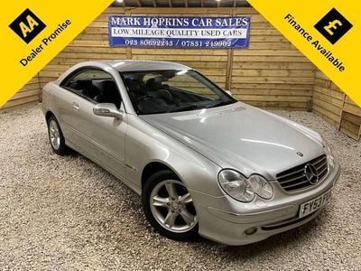 Silver Used 2003 Mercedes CLK200 Avantgarde Coupe | £3,995