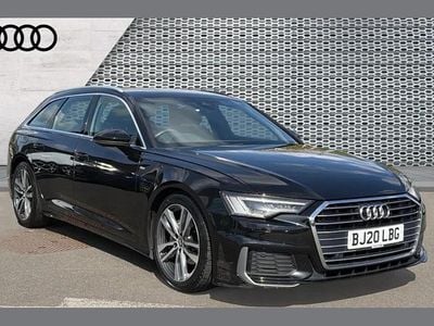 Used Audi A6 S-Line 204 HP (150 kW) 2020 Black Estate