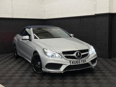 Used Mercedes E350 AMG line 258 HP (189 kW) 2015 Silver Cabriolet