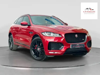 Używany Jaguar F-Pace S 300 KM (220 kW) 2017 Czerwony SUV