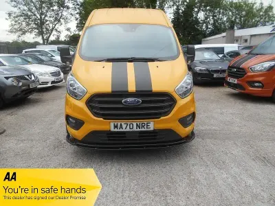 Used Ford Transit Custom Trend 130 HP (95 kW) 2020 Yellow Van