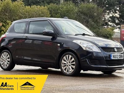 Black Used 2012 Suzuki Swift SZ3 Hatchback | £2,990 (Fair price)