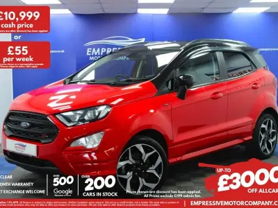 Used Ford Ecosport ST-Line 125 HP (91 kW) 2020 Red SUV