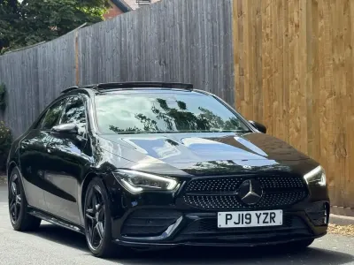 Used Mercedes CLA220 AMG Line Premium Plus 2019 Black Coupe