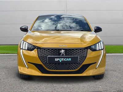 Used Peugeot 208 GT-line 99 HP (72 kW) 2020 Yellow Hatchback