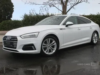 Used Audi A5 Sportback Sport 150 HP (110 kW) 2018 White Hatchback