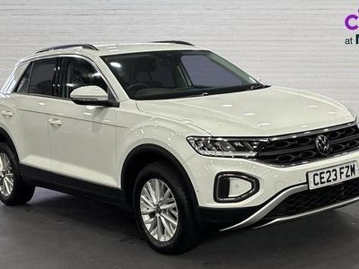 White Used 2023 VW T-Roc Life SUV | £18,225 (Fair price)