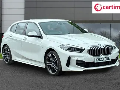 Used BMW 118 M Sport 136 HP (100 kW) 2023 White Hatchback