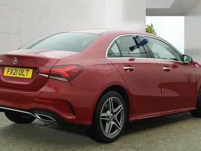 Used Mercedes A250 AMG Line Premium 218 HP (160 kW) 2021 Red Sedan