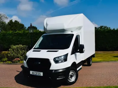 Used Ford Transit S 130 HP (95 kW) 2021 White Cabriolet