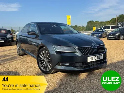 Used Skoda Superb LAURIN & KLEMENT 280 HP (205 kW) 2016 Grey Hatchback