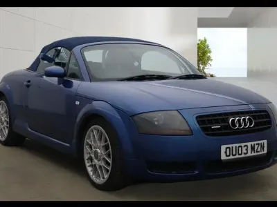 Used Audi TT Roadster Exclusive 180 HP (132 kW) 2003 Blue Cabriolet